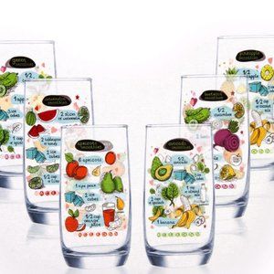 NWT Set of 6 French Luminarc Highball Glasses 12oz @